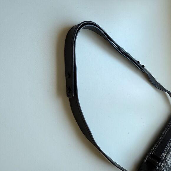 EUC Loeffler Randall Envelope Shoulder/Crossbody Bag, Black Leather & Tweed - Picture 11 of 11